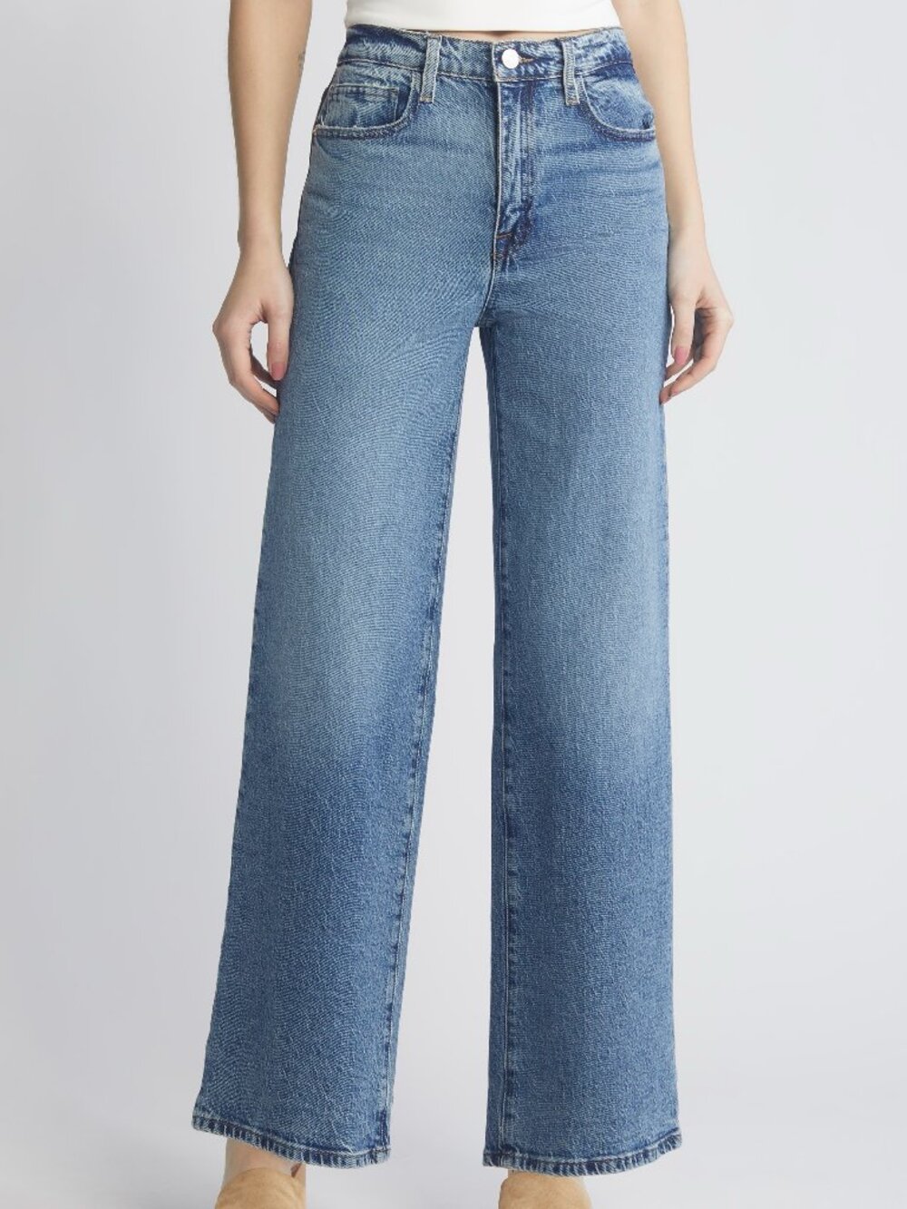 Le Pixie Jane Ankle Wide Leg Jeans